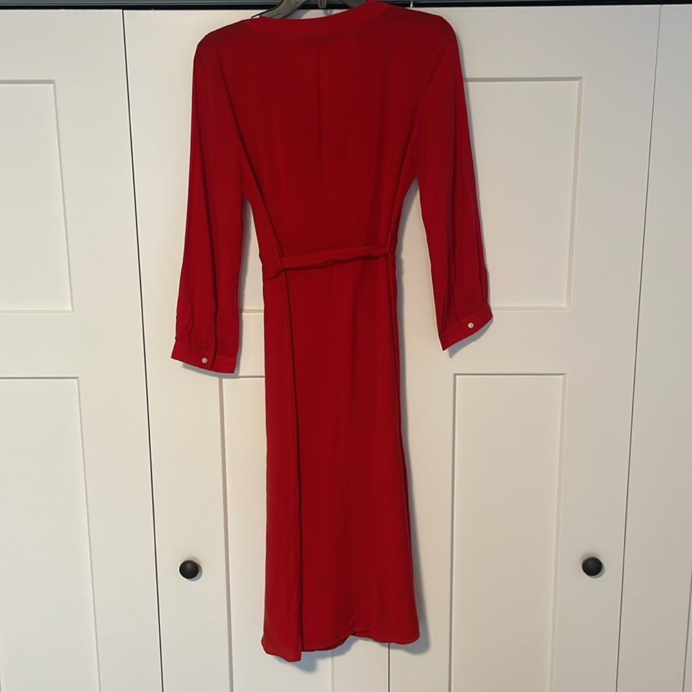 Everlane Red Midi Dress - Picture 4 of 7